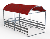 Arched Roof Cart Corral