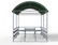 Arched Roof Cart Corral