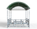 Arched Roof Cart Corral