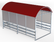 Arched Roof Cart Corral