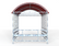 Arched Roof Cart Corral