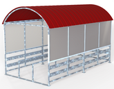 Arched Roof Cart Corral