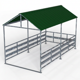 Peaked Roof Cart Corral